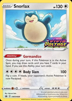 SWSH Black Star Promos Snorlax #SWSH068 card