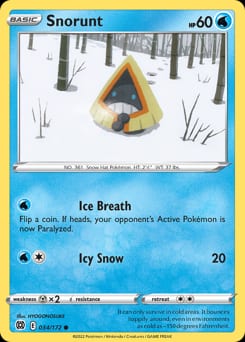 Brilliant Stars Snorunt #34 card