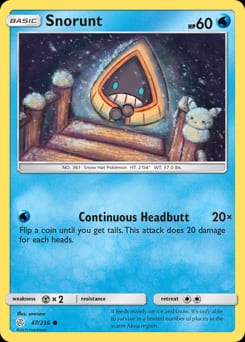 Cosmic Eclipse Snorunt #47 card