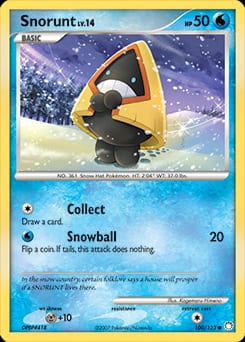 Mysterious Treasures Snorunt #100 card