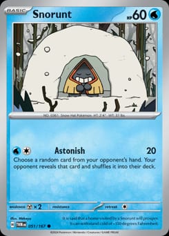 Twilight Masquerade Snorunt #51 card