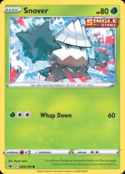 Chilling Reign Snover #9 card