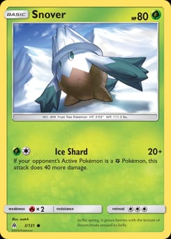 Forbidden Light Snover #3 card