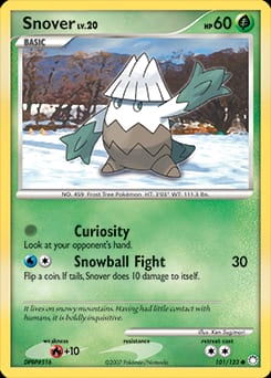 Mysterious Treasures Snover #101 card