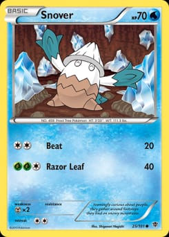 Plasma Blast Snover #25 card