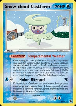 Delta Species Snow-cloud Castform #29 card