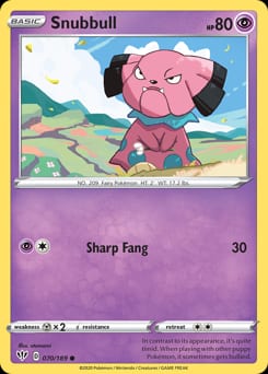 Darkness Ablaze Snubbull #70 card