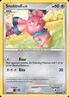 Great Encounters Snubbull #84 card