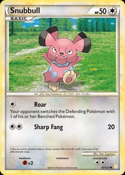 HeartGold & SoulSilver Snubbull #82 card