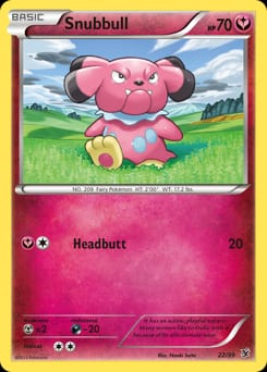 Kalos Starter Set Snubbull #22 card