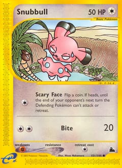 Skyridge Snubbull #101 card