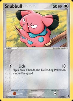 2005 Unseen Forces Snubbull #74 card