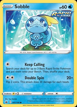 Chilling Reign Sobble #41 card