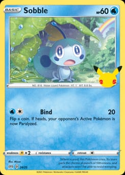 McDonald's Collection 2021 Sobble #24 card