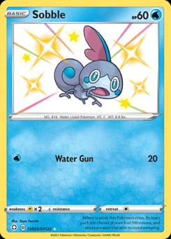 Shining Fates Shiny Vault Sobble #SV025 card