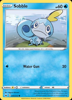 Sword & Shield Sobble #54 card