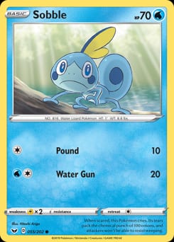Sword & Shield Sobble #55 card