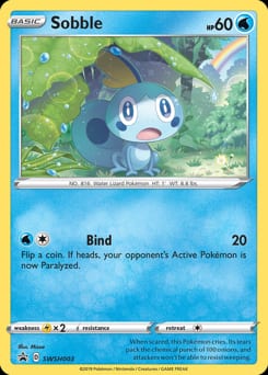 SWSH Black Star Promos Sobble #SWSH003 card