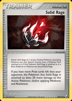 2005 Unseen Forces Solid Rage #92 card