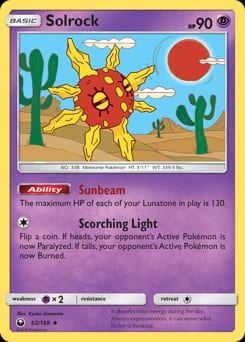 Celestial Storm Solrock #62 card