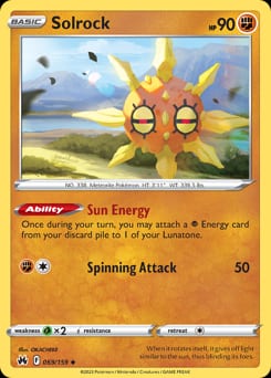 Crown Zenith Solrock #69 card