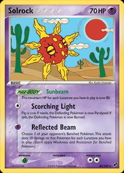Deoxys Solrock #47 card