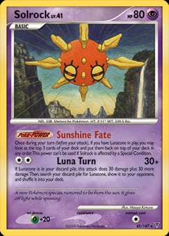 Supreme Victors Solrock #45 card