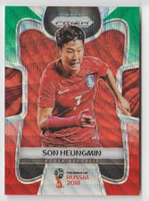 2018 Panini Prizm World Cup Son Heung min #187 card