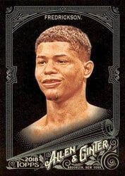 2018 Topps Allen & Ginter X Base Set Sonny Fredrickson #13 card