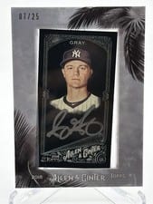 2018 Topps Allen & Ginter Framed Mini Autographs Sonny Gray #MA-SG card