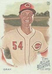 2019 Topps Allen & Ginter Base Set Sonny Gray #257 card