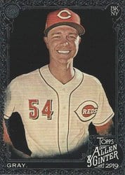 2019 Topps Allen & Ginter X Base Set Sonny Gray #257 card