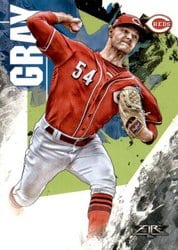 2019 Topps Fire Base Set Sonny Gray #161 card