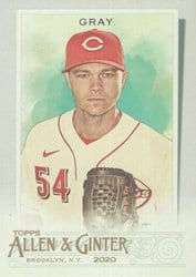 2020 Topps Allen & Ginter Base Set Sonny Gray #291 card