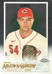 2020 Topps Allen & Ginter Chrome Base Set Sonny Gray #291 card