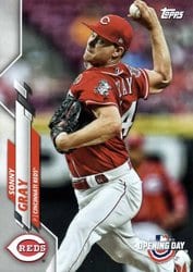 2020 Topps Opening Day Base Set Sonny Gray #174 card