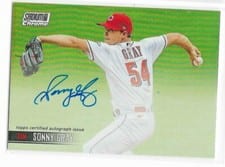 2021 Stadium Club Chrome Autographs Sonny Gray #SCCAV-SG card