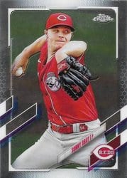 2021 Topps Chrome Base Set Sonny Gray #19 card