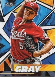2021 Topps Fire Base Set Sonny Gray #42 card