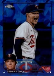 2023 Topps Chrome Sapphire Edition Base Set Sonny Gray #78 card