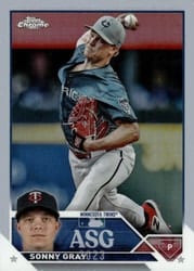 2023 Topps Chrome Update 2023 All-Star Game Sonny Gray #ASGC-4 card