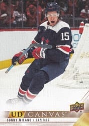 2022-23 Upper Deck UD Canvas Sonny Milano #C355 card