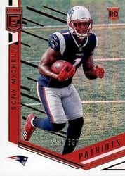 2018 Donruss Elite Base Set Sony Michel #159 card