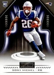 2018 Panini Playbook Base Set Sony Michel #109 card