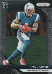 2018 Panini Prizm Base Set Sony Michel #211 card