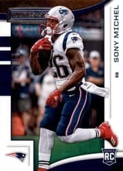 2018 Panini Rookies & Stars Base Set Sony Michel #111 card