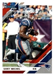 2019 Donruss Base Set Sony Michel #163 card