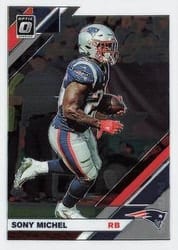 2019 Donruss Optic Base Set Sony Michel #65 card