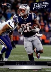 2019 Panini Prestige Base Set Sony Michel #182 card