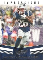 2019 Panini Prestige Impressions Sony Michel #IP-SM card